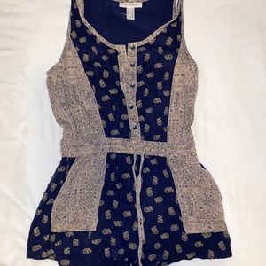 Cute patterned romper